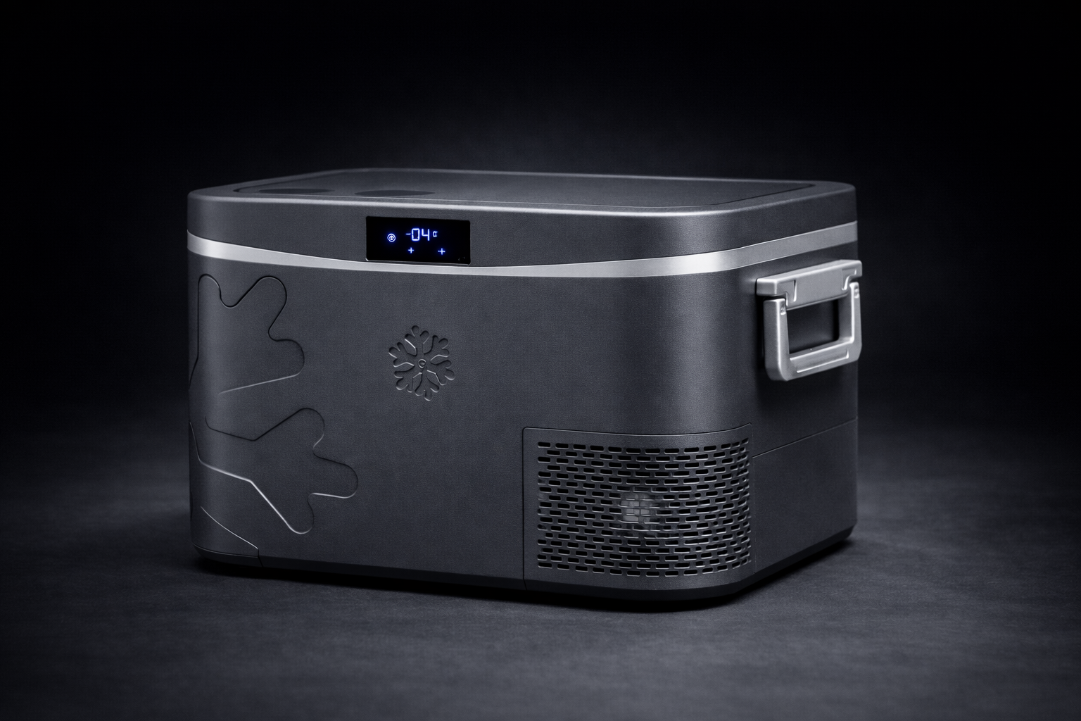 STRATOS angled side-back view, power inlet region